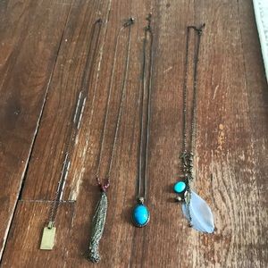 Long bohemian Necklace bundle